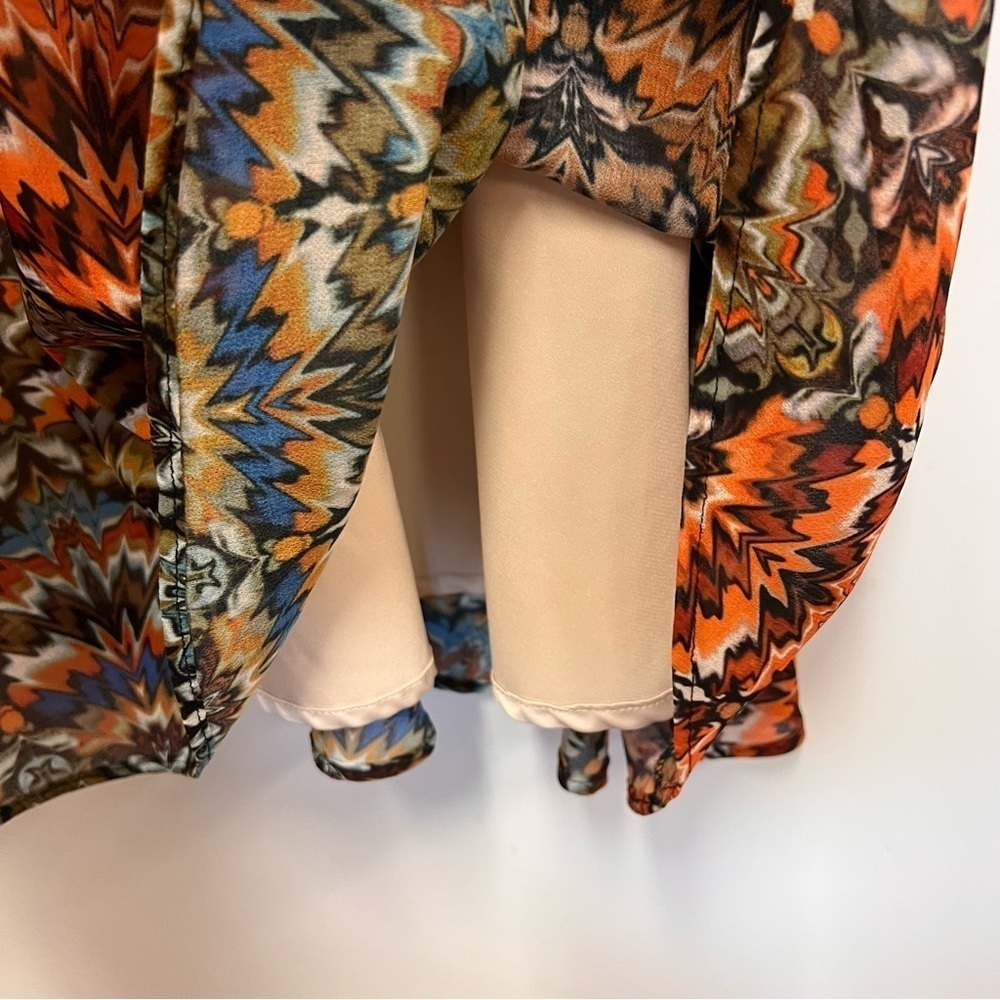 BEBE Turkish Flare Drop Waist Soutache Dress Size 2 - Picture 8 of 15
